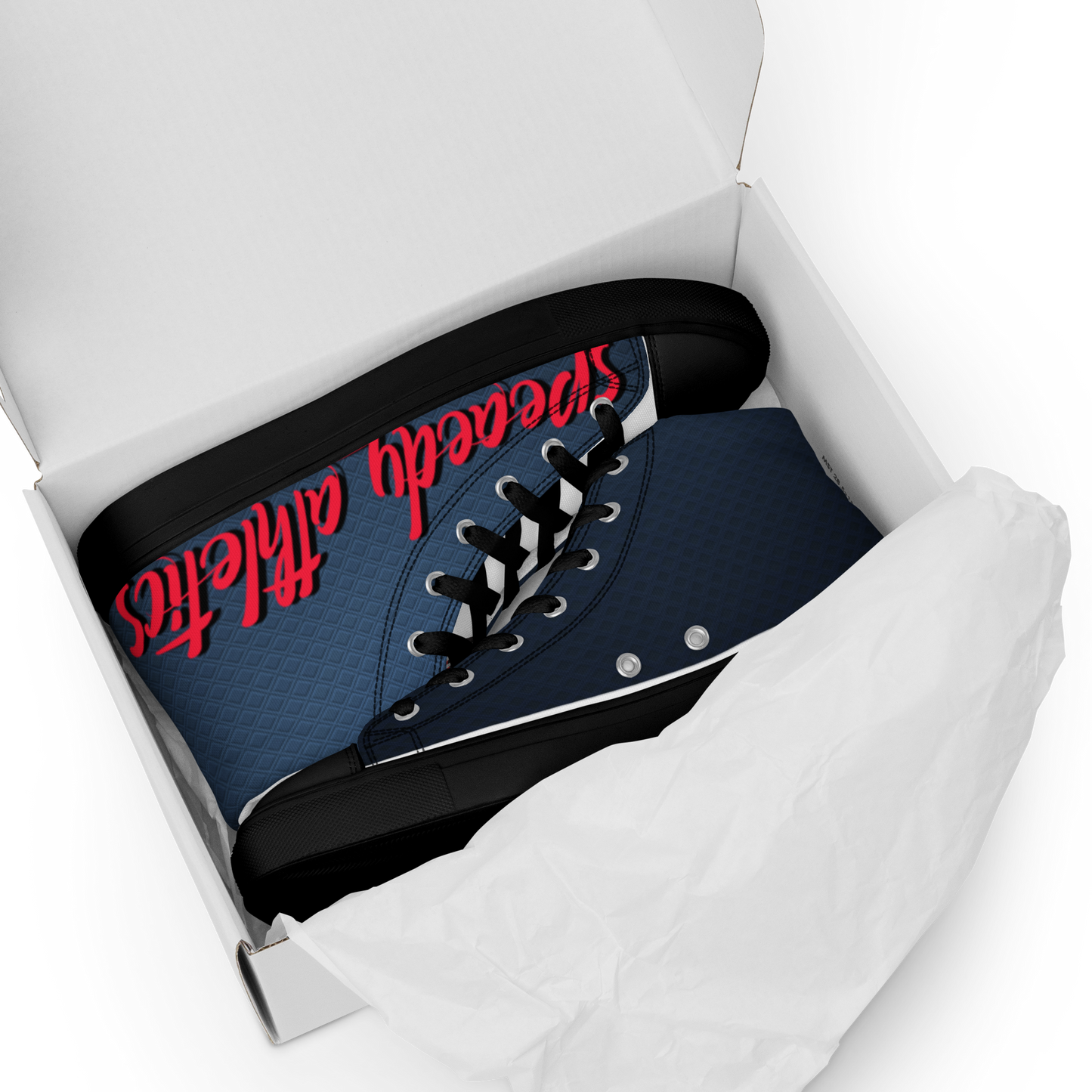 Speaedy Athletics™ Men’s high top canvas shoes