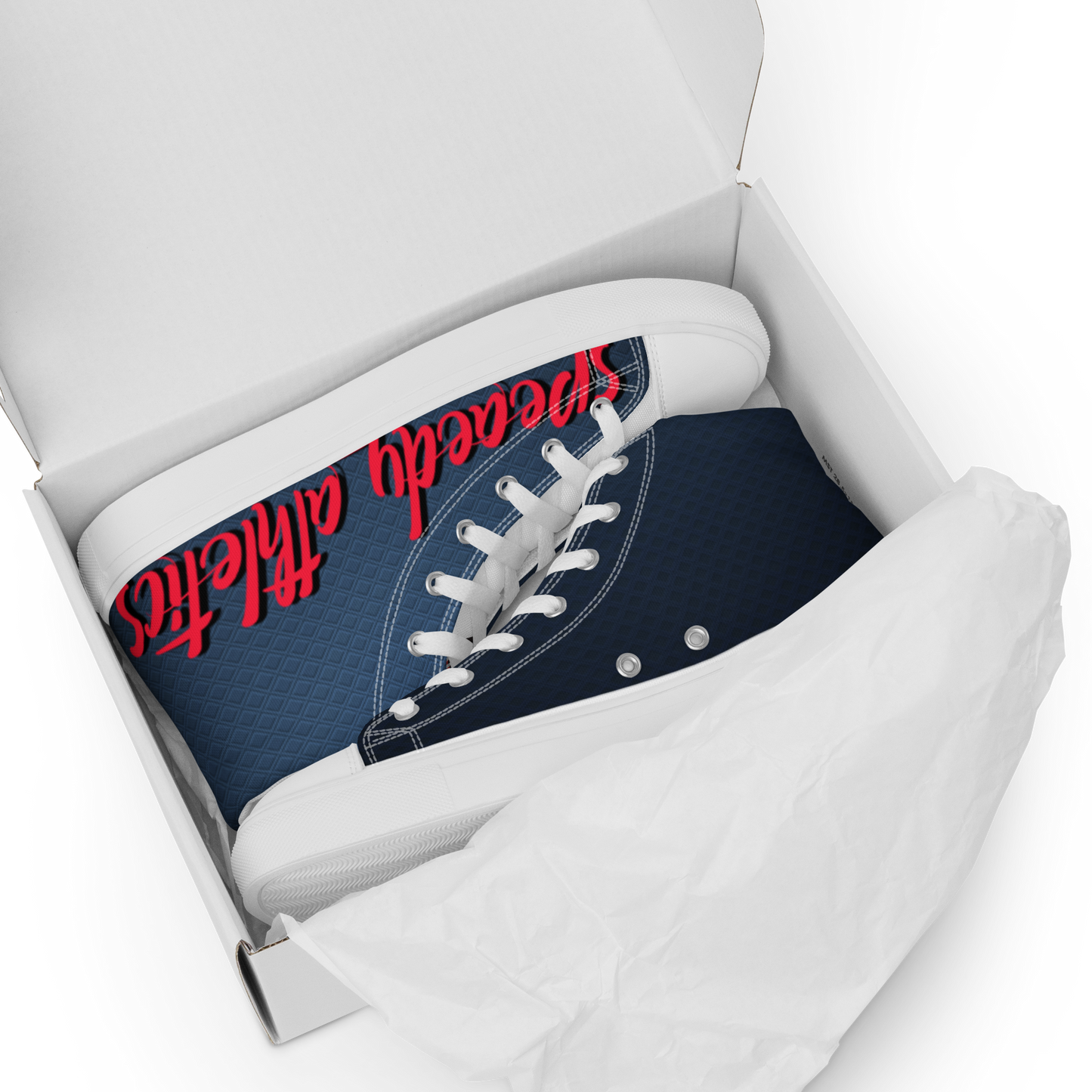 Speaedy Athletics™ Men’s high top canvas shoes